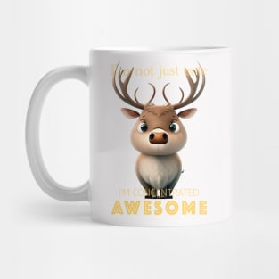 Deer Concentrated Awesome Cute Adorable Funny Quote Mug